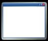 Imagen que muestra la apariencia de un formulario, consistente en un cuadrado de bordes azules y fondo en blanco.