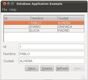 Captura de pantalla que muestra la manera diseñar  un base de datos sencilla utilizando NetBeans incluyendo nombre y ciudad de los usuarios que se van a almacenar en esa base de datos.