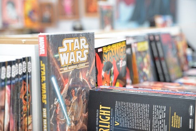 Imagen que muestra una colección de cómics
