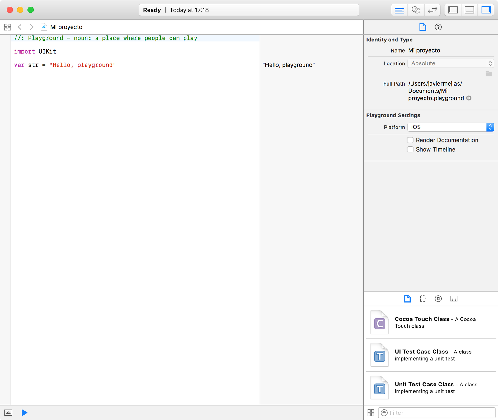 IDE XCode