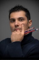 Ilustración de Laro, compañero de Juan en el departamento de informática 