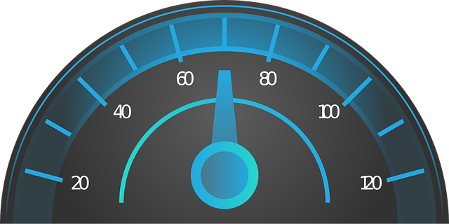 Indicador de velocidad de un vehículo