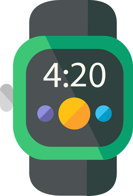 Dibujo de un reloj de pulsera digital