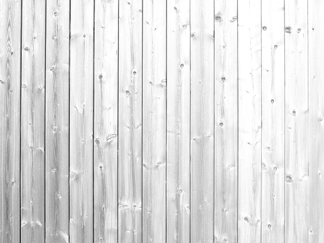 Tablas de madera blanca