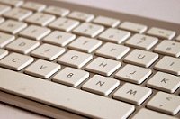 Teclado de un Mac.