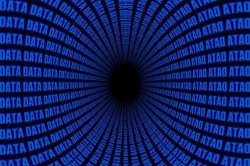 Imagen que muestra un espiral de datos.