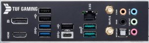 Panel trasero de placa base actual