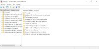 Muestra la consola de gestión de certificados (Windows EFS) aparece en el bloque de Certificados-Usuario actual y colgando de el los contenedores: Personal, Entidades de certificación raíz de confianza, Confianza empresarial, Entidades de certificación intermedias, entre otros.