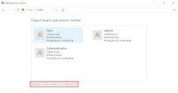 Creación de usuario en Panel de control